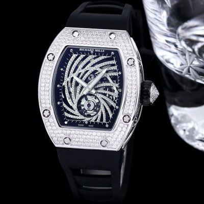Richard Mille RM51-02 stainless steel and White Diamond Diameter 43mm watch